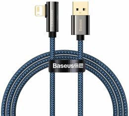 Акція на Baseus Usb Cable to Lightning Legend Elbow 2.4A 1m Blue (CACS000003) від Stylus