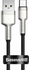 Акція на Baseus Usb Cable to USB-C Cafule Metal Data 66W 25cm Black (CAKF000001) від Stylus