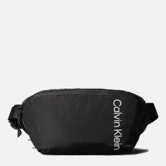 Акція на Сумка поясна чоловіча Calvin Klein 957802375 Чорна від Rozetka
