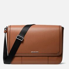 Акція на Сумка месенджер чоловіча Michael Kors 761629177 Коричнева від Rozetka