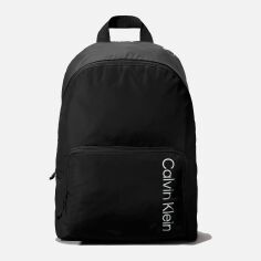 Акція на Рюкзак чоловічий 50 л вміщує формат А4 Calvin Klein 483302819 Чорний від Rozetka