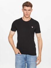 Акція на Футболка бавовняна чоловіча Guess 939719871 M Чорна від Rozetka