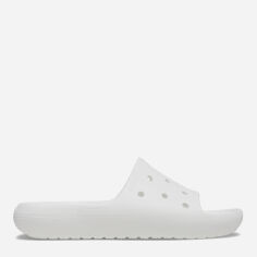 Акція на Чоловічі шльопанці для пляжу Crocs Classic Slide v2 209401-100 42-43 (M9/W11) 27 см Whi (100) від Rozetka