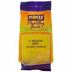 Акція на Now Foods "1" Gelatin Caps 500 gel caps (Пустые капсулы) від Stylus