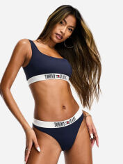 Акція на Роздільний купальник жіночий Tommy Hilfiger 895674251 XL Синій від Rozetka