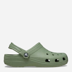 Акція на Підліткові крокси-сабо для хлопчика Crocs Classic AKA Cayman 10001-308 38-39 (M6/W8) 24 см Moss (308) від Rozetka