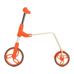 Акция на Біговел Flex wood B01 2 в 1 помаранчевий (B01-Orange) от Будинок іграшок