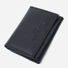 Акція на Гаманець жіночий шкіряний для карток ST Leather Accessories 22742 Чорний від Rozetka