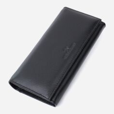 Акція на Гаманець жіночий шкіряний для карток ST Leather Accessories 22676 Чорний від Rozetka