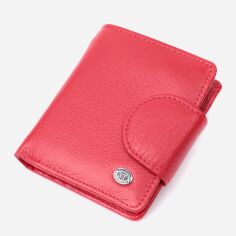 Акція на Гаманець жіночий шкіряний для карток ST Leather Accessories 22726 Червоний від Rozetka