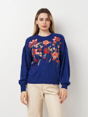 Акція на Джемпер жіночий H&M 2001053ral M Темно-синій від Rozetka