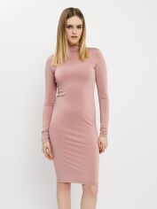 Акція на Сукня міді осіння жіноча H&M 0476902_005 32 Рожева (СА2000001310908) від Rozetka