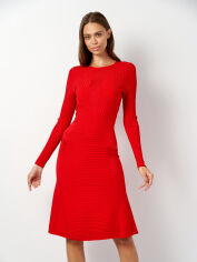 Акція на Плаття в'язане міді осіннє жіноче H&M 3037702rals S Червоне від Rozetka