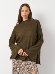 Акція на Светр оверсайз жіночий H&M 2001121ral S Хакі від Rozetka
