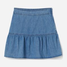 Акція на Спідниця джинсова міні літня жіноча H&M XAZ342744UAHR 44 Синя від Rozetka
