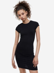 Акція на Плаття-футболка коротке літнє жіноче H&M XAZ379979DOWX XXS Чорне від Rozetka