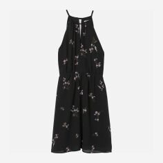 Акція на Плаття коротке літнє жіноче H&M XAZ152692VQPJ 44 Чорне від Rozetka