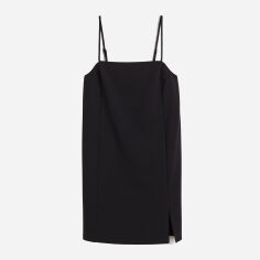 Акція на Плаття коротке літнє жіноче H&M XAZ389283HUUI L Чорне від Rozetka