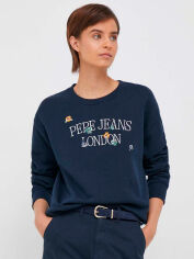 Акція на Світшот утеплений жіночий Pepe Jeans 411638580 XL Синій від Rozetka