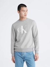 Акція на Світшот утеплений чоловічий Calvin Klein 562545262 XXL Сірий від Rozetka