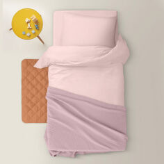 Акція на Детский вафельный плед-покрывало Sakura Waffle Weave Cosas 75х95 см від Podushka