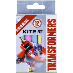 Акція на Мел цветной 12 шт Jumbo Transformers Kite TF21-075 від Podushka