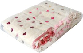 Акція на Набір 6 махрових рушники у коробці IzziHome для рук 30х50 см LOVE 370 г/м2 від Rozetka