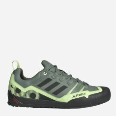 Акція на Чоловічі кросівки для треккінгу adidas Terrex Swift Solo 2 IE8052 42.5 Зелений/Чорний від Rozetka