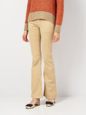 Акція на Джинси Кльош жіночі United Colors of Benetton 4WP155904-903 40 Коричневі від Rozetka