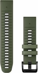 Акція на Ремінець Garmin QuickFit 22 Watch Bands Moss/Graphite Silicone (010-13280-07) від Y.UA