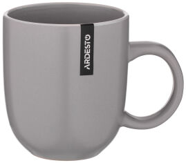 Акція на Чашка Cremona Dusty grey керамика 390мл Ardesto AR2939GRC від Podushka