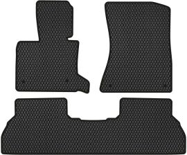 Акція на EVA килимки EVAtech в салон авто для BMW X5 (E70) (closed threshold) 2006-2013 2 покоління SUV USA 3 шт Black від Rozetka