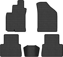 Акція на EVA килимки EVAtech в салон авто для Chevrolet Lacetti 2002+ 1 покоління Htb EU 5 шт Black від Rozetka