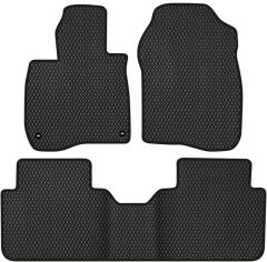 Акція на EVA килимки EVAtech в салон авто для Honda CR-V (RW) 7 seats 2016-2020 5 покоління SUV USA 3 шт Black від Rozetka