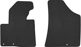 Акція на EVA килимки EVAtech в салон авто передні для Hyundai Santa FE (CM) Restyling (Floor Gas Pedal) 5 seats 2010-2012 2 покоління SUV USA 2 шт Black від Rozetka