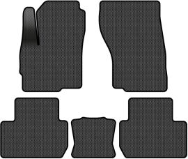 Акція на EVA килимки EVAtech в салон авто для Mitsubishi Outlander 5 seats 2013+ 3 покоління SUV USA 5 шт Black від Rozetka