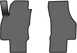 Акція на EVA килимки EVAtech в салон авто передні для Skoda Octavia A8 2020+ 4 покоління Liftback EU 2 шт Grey/Black від Rozetka
