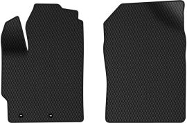 Акція на EVA килимки EVAtech в салон авто передні для Toyota Yaris (III) (XP13) 5-doors 2011-2020 3 покоління Htb USA 2 шт Black від Rozetka