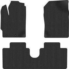 Акція на EVA килимки EVAtech в салон авто для Toyota Yaris (III) (XP13) 3-doors 2011-2020 3 покоління Htb EU 3 шт Black від Rozetka