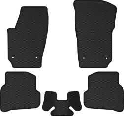 Акція на EVA килимки EVAtech в салон авто для Volkswagen CrossPolo (V) 2010-2017 5 покоління Htb EU 5 шт Black від Rozetka