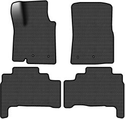 Акція на EVA килимки EVAtech в салон авто для Toyota Land Cruiser (200) 7 seats Restyling 2013-2021 1 покоління SUV EU 4 шт Black від Rozetka