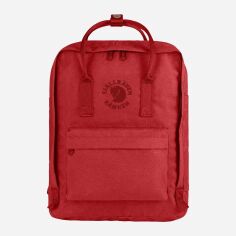 Акція на Рюкзак тканинний 16 л вміщує формат А4 Fjallraven Re-Kanken 23548.320 Червоний від Rozetka