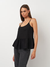 Акція на Блузка жіноча United Colors of Benetton 3JDRE8438-100 M Чорна від Rozetka