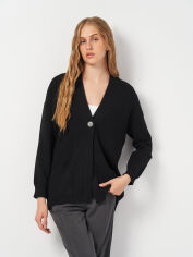 Акція на Кардиган в'язаний жіночий United Colors of Benetton 127BD6904-700 S Чорний від Rozetka