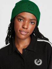 Акція на Шапка жіноча Victoria's Secret 635066978 One Size Зелена від Rozetka