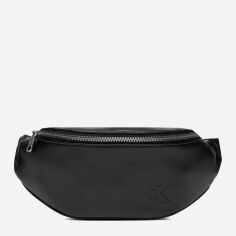 Акція на Сумка на пояс бананка Calvin Klein Jeans K50K511491-BEH Чорна від Rozetka