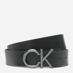 Акція на Ремінь чоловічий з натуральної шкіри Calvin Klein K50K510354-BAX 105 см Чорний від Rozetka