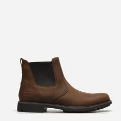Акція на Чоловічі челсі Timberland TB05552R 41.5 (8US) Темно-коричневі від Rozetka