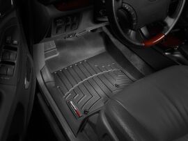 Акція на Комплект автокилимків передніх WeatherTech 3D лайнери Toyota Prado 120 (2003-2008) 2 шт Чорний від Rozetka