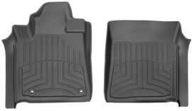 Акція на Комплект автокилимків передніх WeatherTech High Performance Toyota Sequoia (2012-2022) 2 шт Чорний від Rozetka